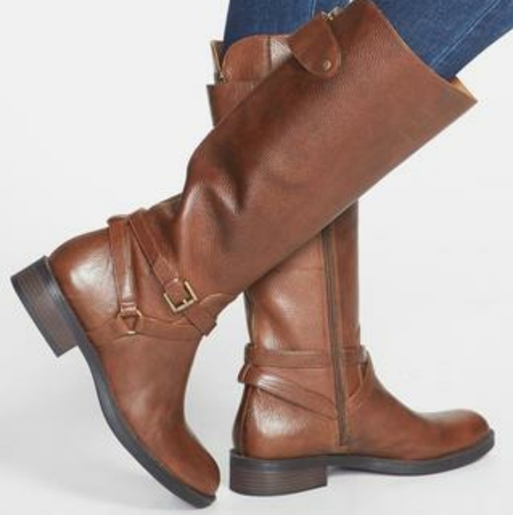 Enzo Angiolini Shoes - ⬇ Enzo Angiolini Cognac Saevon Leather Boots